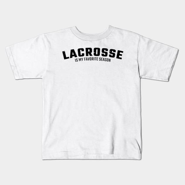 lacrosse Kids T-Shirt by Circle Project